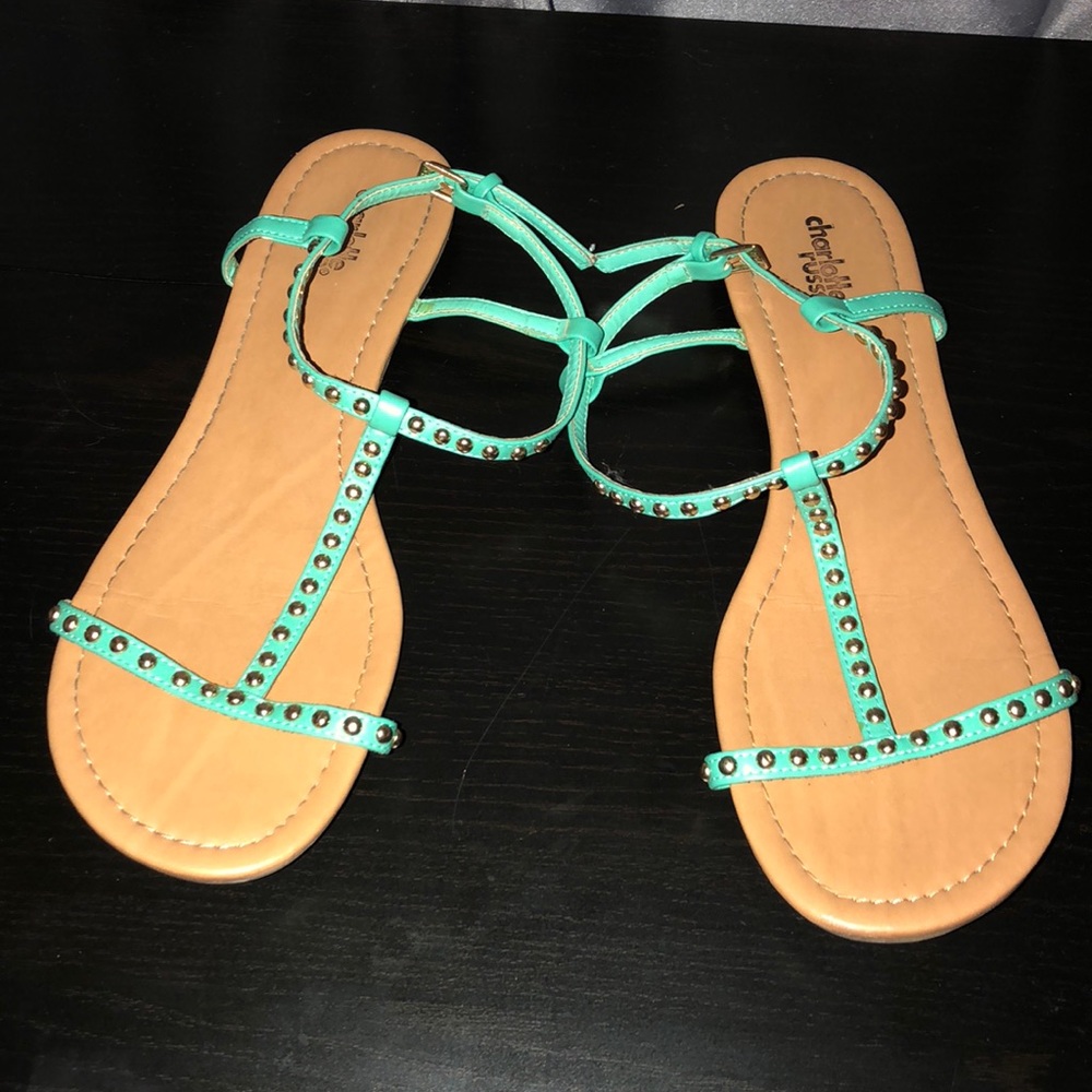 Size 9 teal sandals